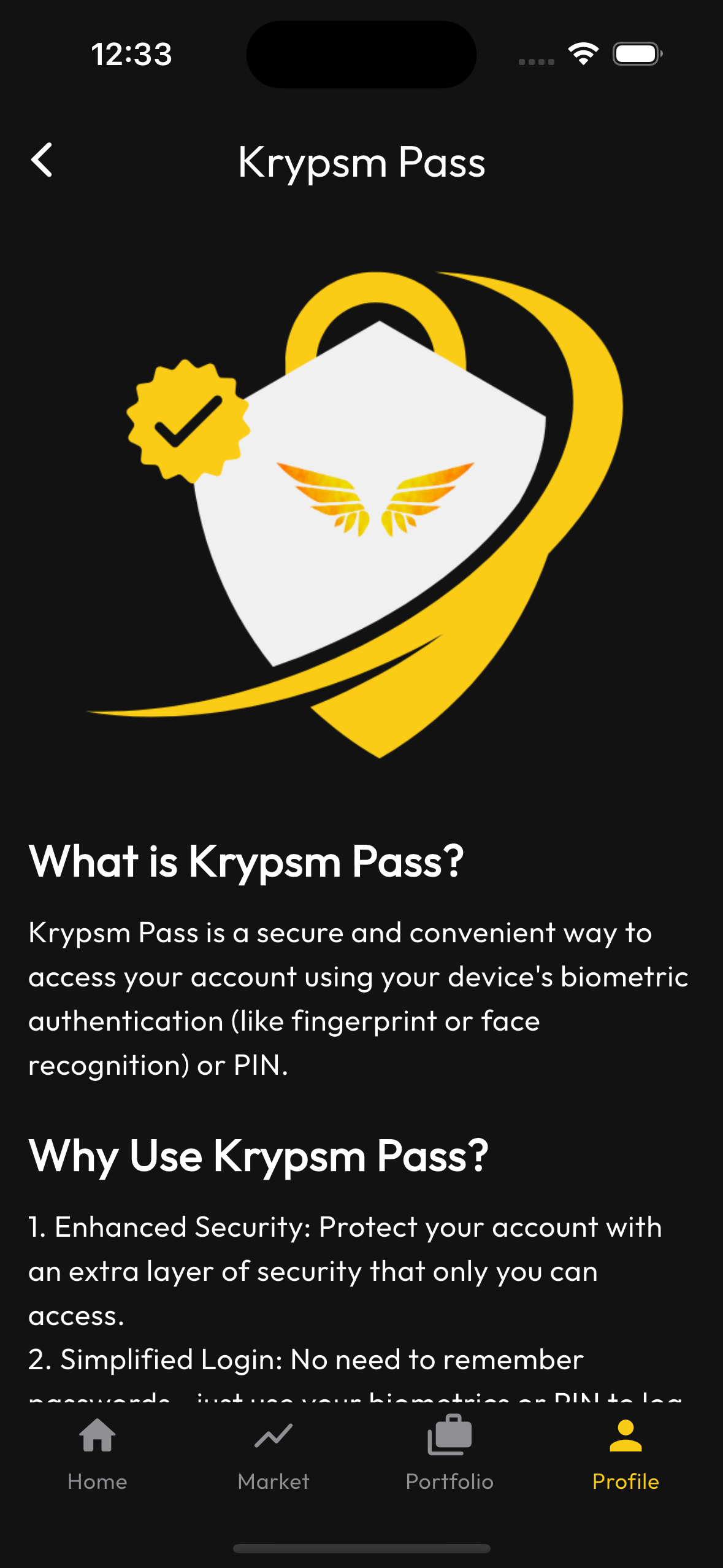 Crypto Mobile App